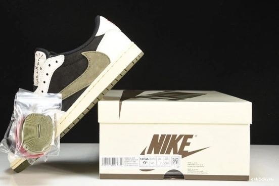 Rep EP Scott DZ4137-106 OG Retro 1 Olive Jordan Low Travis SP 1220